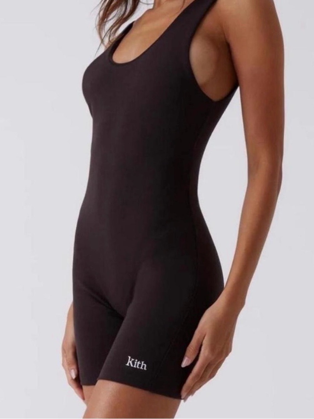 Kith Chocolate Brown Romper XS